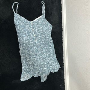 blue romper